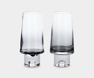 Tank Black High Ball Glasses Set x 6 by Tom Dixon