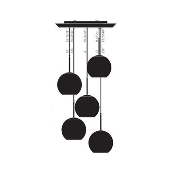 Copper LED 25cm Round Pendant System by Tom Dixon - view 4