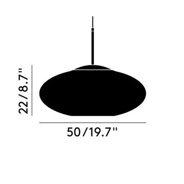 Copper LED Wide Pendant by Tom Dixon - view 4