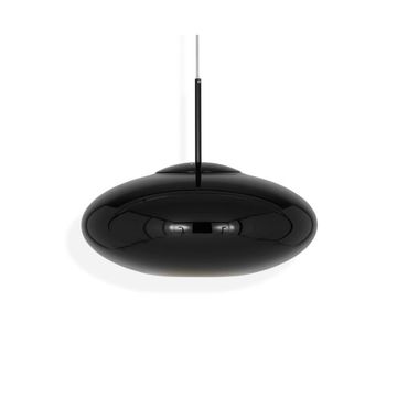 Copper Wide Pendant Black by Tom Dixon - view 2
