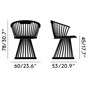 Fan Dining Chair Natural by Tom Dixon - view 3
