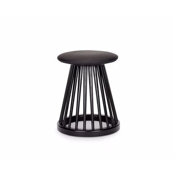 Fan Stool Black by Tom Dixon - view 2
