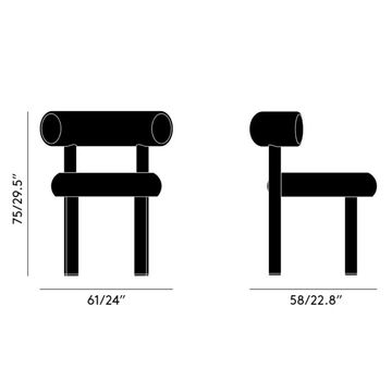 Fat Dining Chair Hallingdal 65 0190 by Tom Dixon - view 4