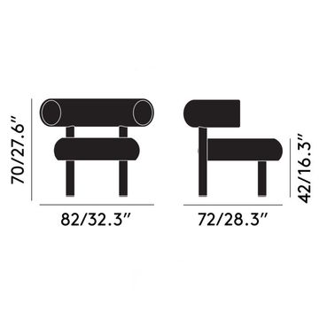 Fat Lounge Chair Wool by Tom Dixon - view 5