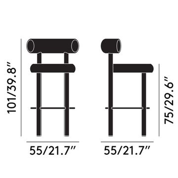 Fat Stool 75 Wool by Tom Dixon - view 3