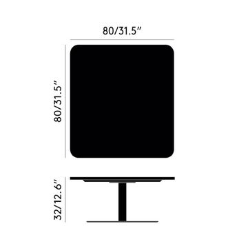 Flash Table Square Brass by Tom Dixon - view 2