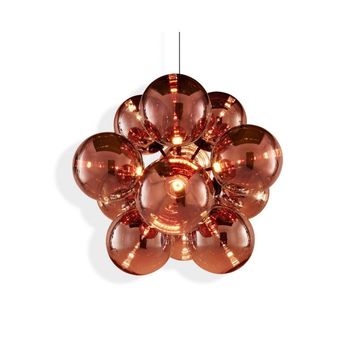 Globe Burst Chandelier Copper by Tom Dixon - view 2