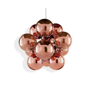 Globe Burst Chandelier Copper by Tom Dixon - view 3