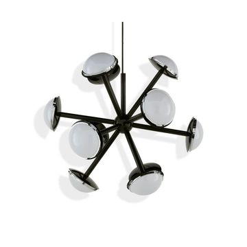 Globe Burst Chandelier Chrome by Tom Dixon - view 8
