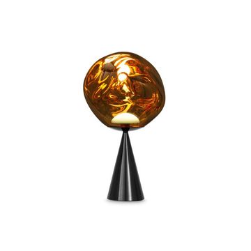 Melt Cone Fat Table Gold LED by Tom Dixon - view 2