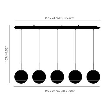 Mirror Ball LED 25cm Linear Pendant System by Tom Dixon - view 3