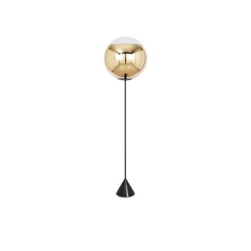 Mirror Ball Cone Slim Floor Gold LED by Tom Dixon - view 3
