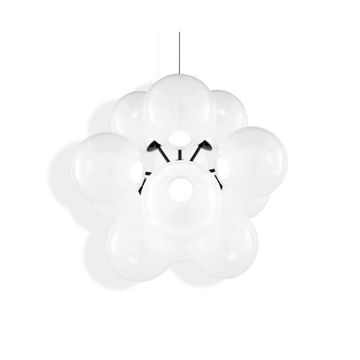 Globe Burst Chandelier LED Opalescent by Tom Dixon - view 2