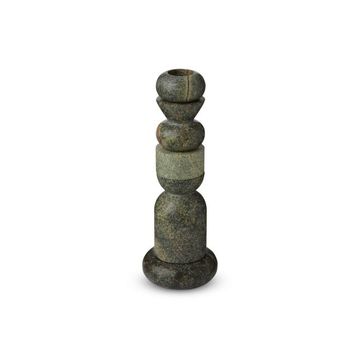 Stone Stacking Candleholder Green by Tom Dixon - view 4