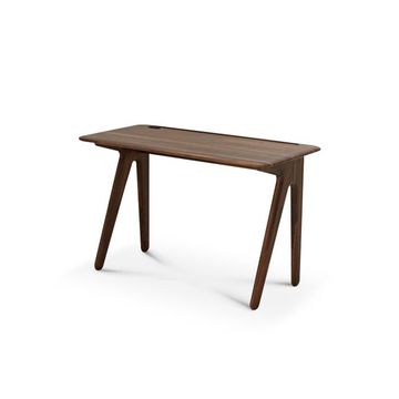 Slab Individual Desk Small Fumed Oak by Tom Dixon - view 2