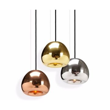 Void LED Mini Pendant Steel by Tom Dixon - view 5
