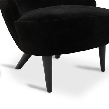 Wingback Micro Chair Black Oak Gentle 2 0193 by Tom Dixon - view 6