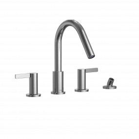 GF Four-hole Roman Tub Filler Trim - Lever Handles by Toto USA - view 2
