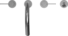 GF Four-hole Roman Tub Filler Trim - Lever Handles by Toto USA - view 7