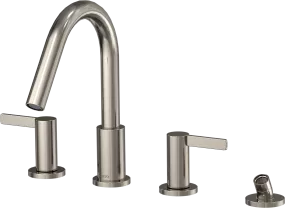 GF Four-hole Roman Tub Filler Trim - Lever Handles by Toto USA - view 9