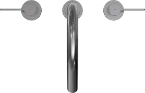 GF Three-hole Roman Tub Filler Trim - Lever Handles by Toto USA - view 6