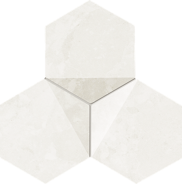 Scoria white Mozaiki 192x165 | Tubądzin by Tubadzin Management Group