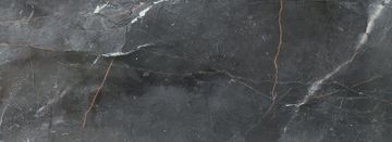 Brainstorm black Wall tiles 898x328 | Tubądzin by Tubadzin