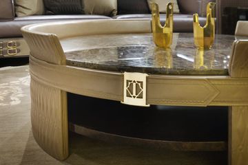 Numero Tre round coffee table by Turri - view 4