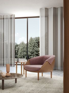 Riban armchair by Turri - view 3
