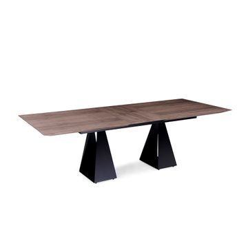 CRONOS Extendable Dining Table in Walnut by Uultis