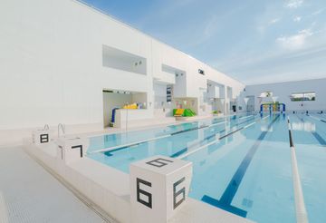 Les Bains des Docks Aquatic Centre in Le Havre by Velux Commercial - view 3