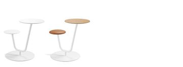 Individual table with integrated seating | Solar Collection by Viccarbe