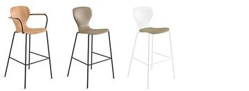 Metal leg chair | Aleta Collection by Viccarbe - view 2
