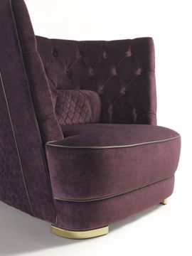 Greppi High Capitonné - Armchair - VF Design Studio by Vittoria Frigerio - view 4