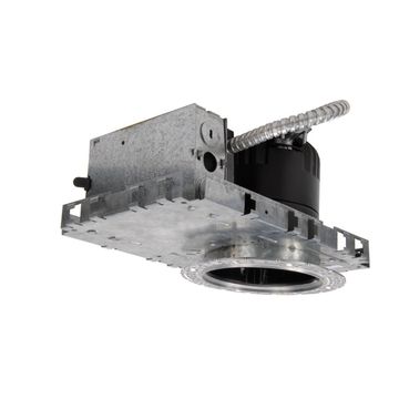 4″ LEDme New Construction IC Housing Invisible Trim Round by WAC Lighting - view 2