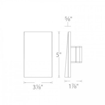 4041 9-15V Step And Wall Light - Rectangle by WAC Lighting - view 5
