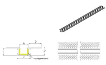 Aluminum Channel Slim Recessed Mud-In by WAC Lighting - view 4