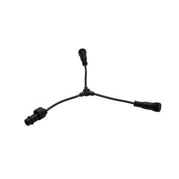 12V Outdoor Landscape Tape Lighting Accessories 3 Way "Y" Connector by WAC Lighting