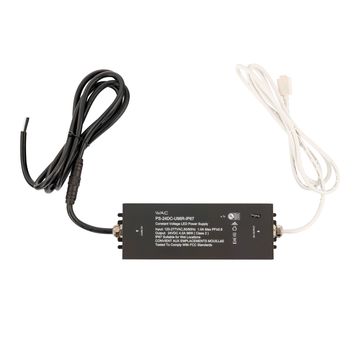 InvisiLED® Outdoor IP67 Remote Power Supply 96W, 120-277VAC/24VDC by WAC Lighting - view 2