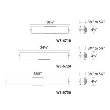 Line Bathroom Sconce by WAC Lighting - view 4