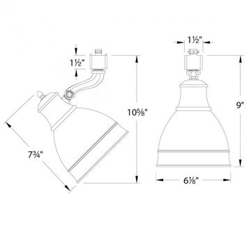 Line Voltage 799 H/J/L Track Luminaire by WAC Lighting - view 3