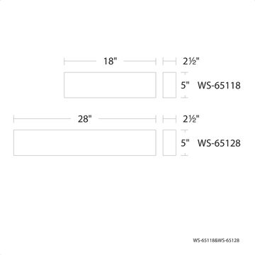 Museo Bathroom Vanity & Sconce 3000K by WAC Lighting - view 8