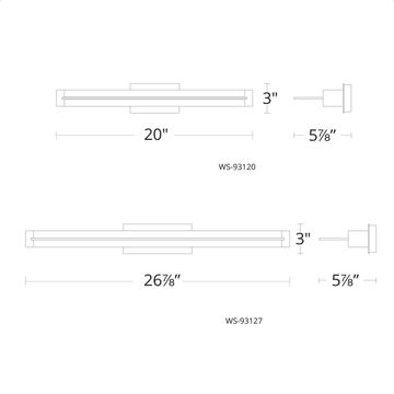 Spectre Bathroom Vanity & Sconce by WAC Lighting - view 8