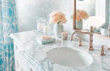 Making the Room: Her Bathroom at the Pasadena Show House 2016 by Walker Zanger