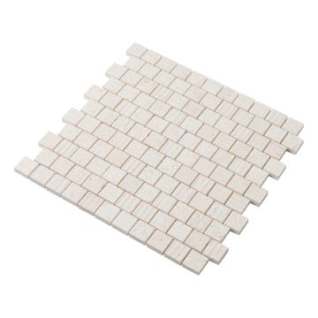 Shift Shuffle 1x1 Offset Mosaic Cream Textured by Walker Zanger