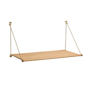 Loop Desk - Eg & Messing by We Do Wood