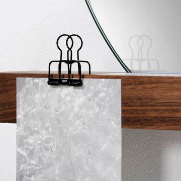 Walnut 01 Wall Mirror by Weld & Co - view 3