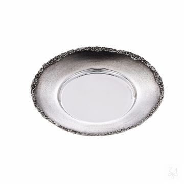Kiddush Plate D.-22- Mod. Flower by Zaramella Argenti srl