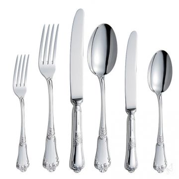 Collection Floreale Set 126 pieces  in a chest by Zaramella Argenti srl