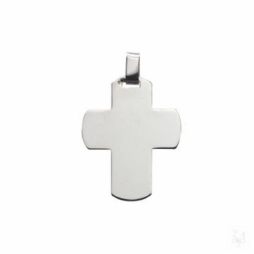 Silver Cross Plain by Zaramella Argenti srl